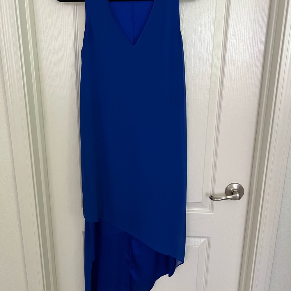 Express Royal Blue High Low Dress